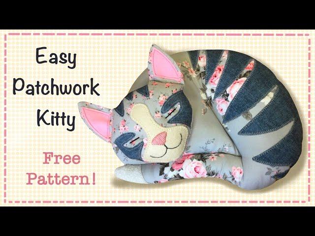 Easy Patchwork Cat || FREE PATTERN || Full Tutorial with Lisa Pay