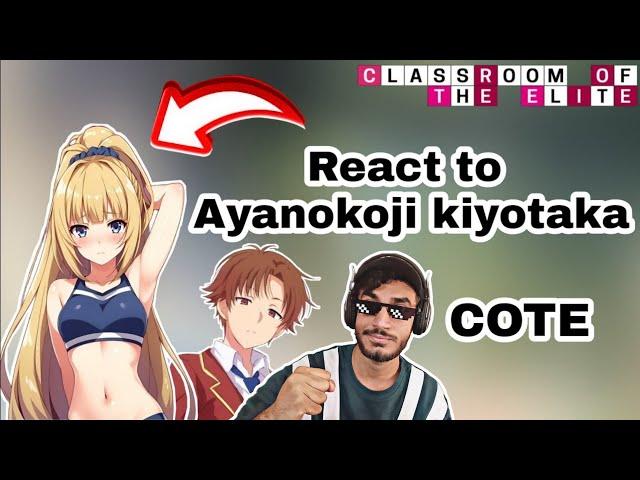 classroom of the elite react to ayanokoji kiyotaka | COTE (Eng/Rus)