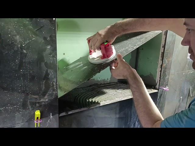 Изготовление полочки из Керамогранита. Укладка кафеля 8 989 684 79 24