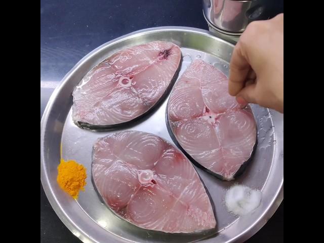 Surmai fish fry#shorts #shortsvideo #shortsyoutube #shortsfeed