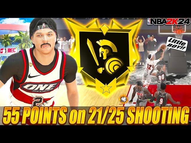 6'8 "2 WAY INSIDE THE ARC SCORER" is DOMINATING REC in NBA 2K24