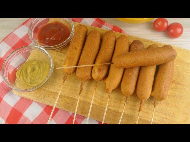 Сосиски в тесте «Корн-Доги» (Corn Dogs)