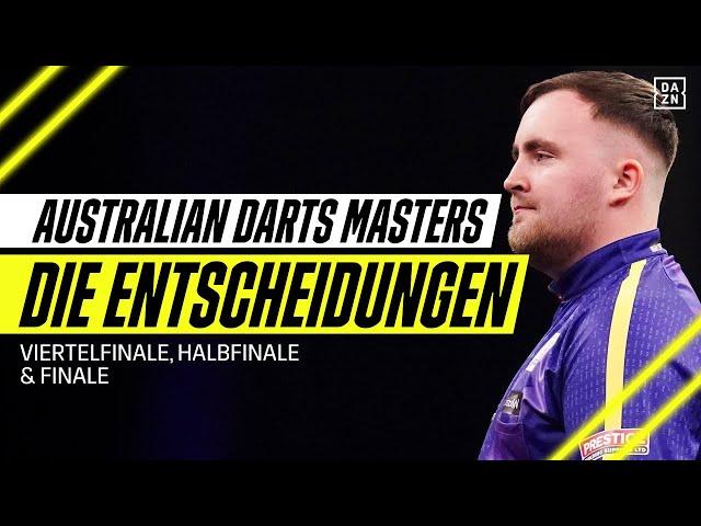 Wer holt sich den Titel in Wollongong? | Finalrunde | Australian Darts Masters | DAZN Highlights