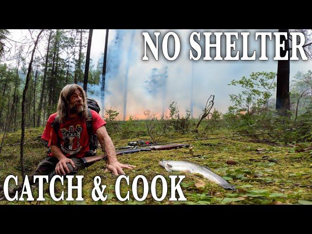 Bull Trout Catch & Cook Overnight - Out Running Forest Fires