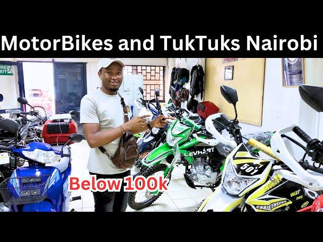 Extremely Cheap Motorbikes and Tuk Tuks prices in Nairobi Kenya .