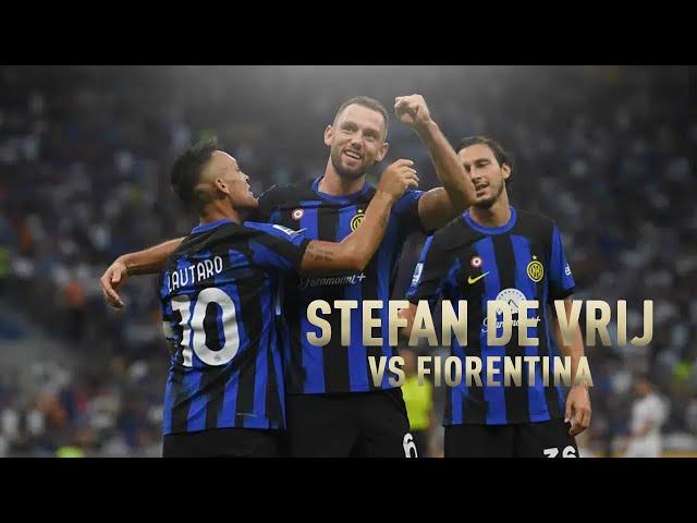 Stefan De Vrij vs Fiorentina | Dutch Wall | Inter