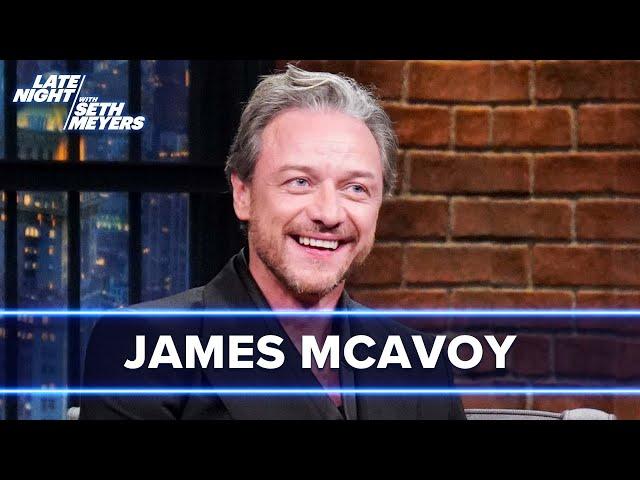 James McAvoy Gets a Cramp Mid-Interview, Talks Love of American Theme Parks