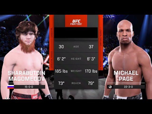 UFC Saudi Arabia Sharabutdin Magomedov vs Michael Venom Page UFC 5 MW Fight Simulation 󠁧󠁢󠁥󠁮󠁧󠁿