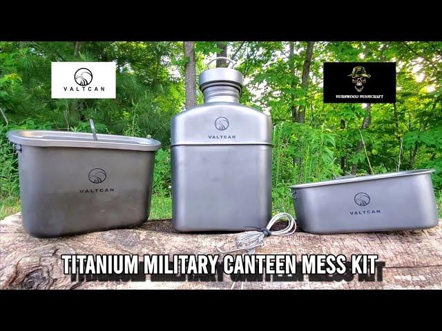 Valtcan Titanium Military Canteen Mess Kit - Unboxing/Review