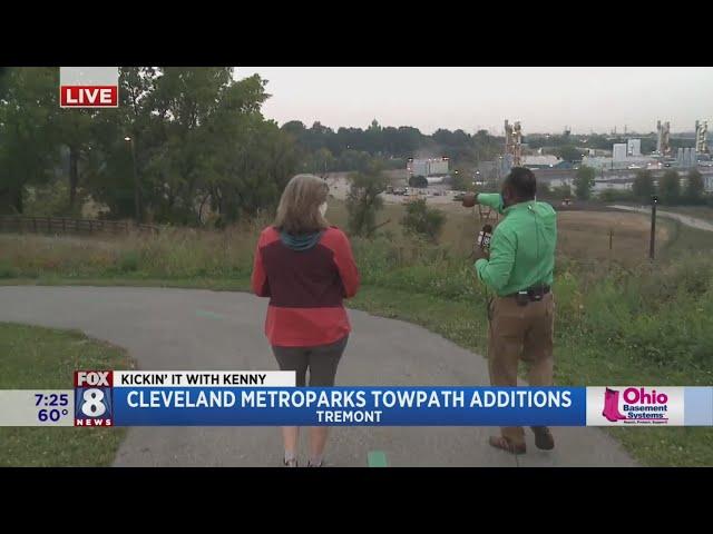 How's Cleveland's Towpath Trail coming along? Kenny shows us the latest additions