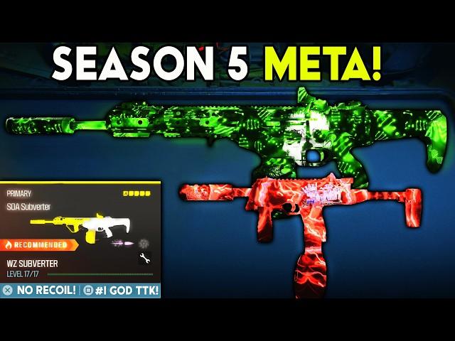 New Top 10 OVERPOWERED LOADOUTS for WARZONE SEASON 5  (Meta Best Class Setups Warzone Guns Ranked)