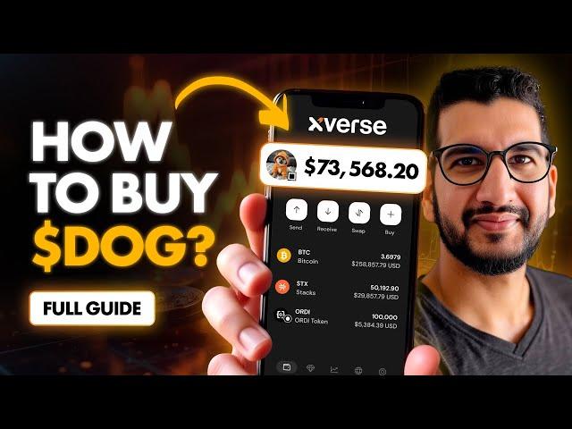 How To Buy $DOG (Bitcoin) with Xverse Wallet - Full Guide (Mobile)