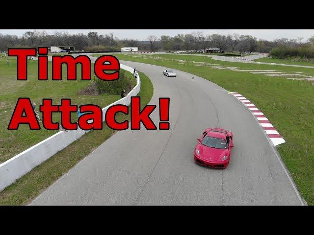 Super fun TIME ATTACK Track Day with the Ferrari F430