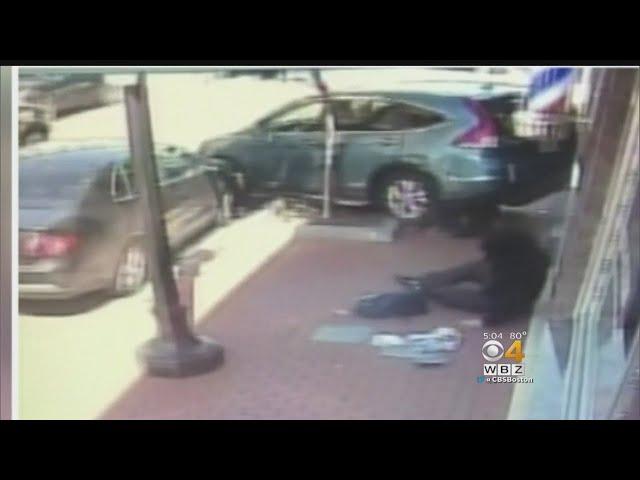 Surveillance Video Captures Terrifying Car In Waltham