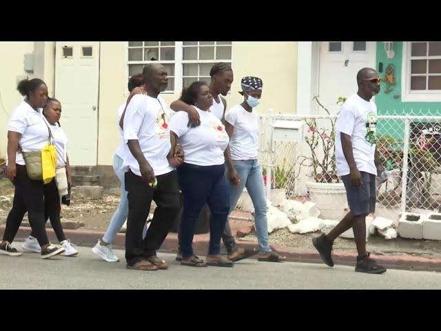 100s walk against gun violence