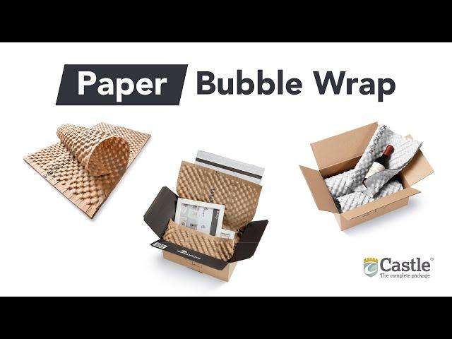 Eco Friendly Paper Bubble Wrap - Castle Industrial Supplies