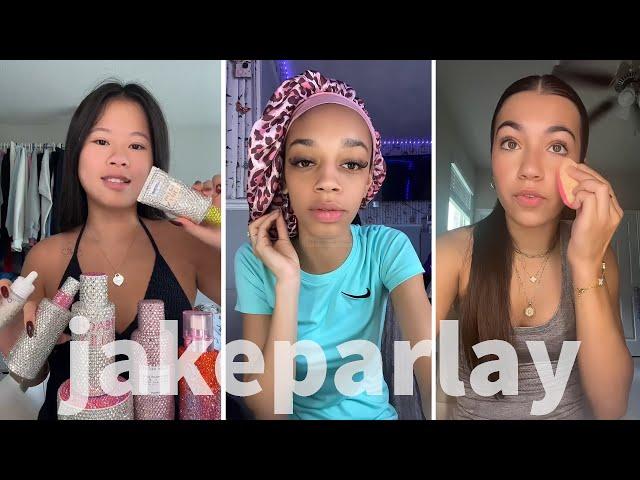 Makeup Tutorial Tiktok Compilation - GRWM  ( Get Ready With Me ) ️(Skincare, Makeup, Outfits) 705