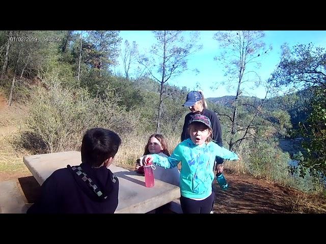 Robbie Point Firebreak Trail Auburn COOL Ca Family Hike to Bridge Part2