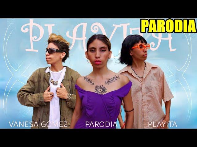 Maria Becerra, Chencho Corleone, Ovy On The Drums - PISCINA (PARODIA) | Vanesa Gómez