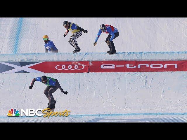 American Nick Baumgartner finishes third in snowboard cross World Cup at Olympic venue | NBC Sports