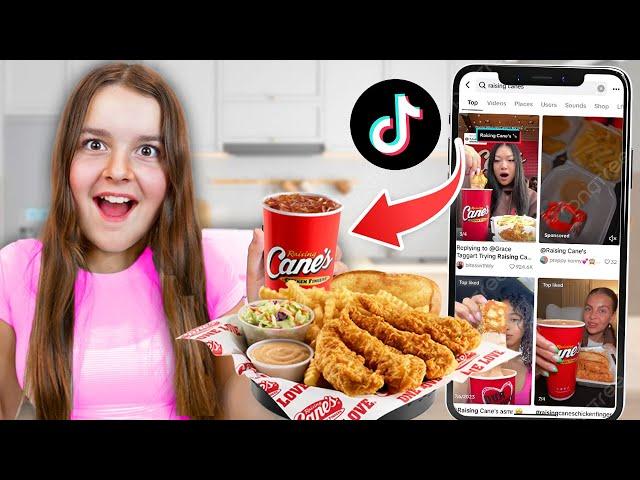 TikTok For You Page DECIDES WHAT we eat for a DAY!