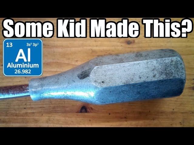 Vintage Aluminum Handle Screwdriver Restoration