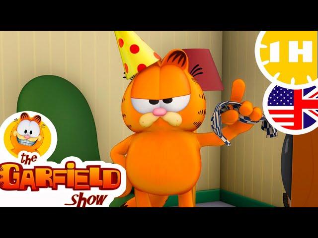  Garfield celebrating his birthday with lasagna !  - Garfield official 2023