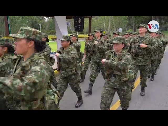 Mujeres prestan servicio militar en Colombia por primera vez en más de 25 años