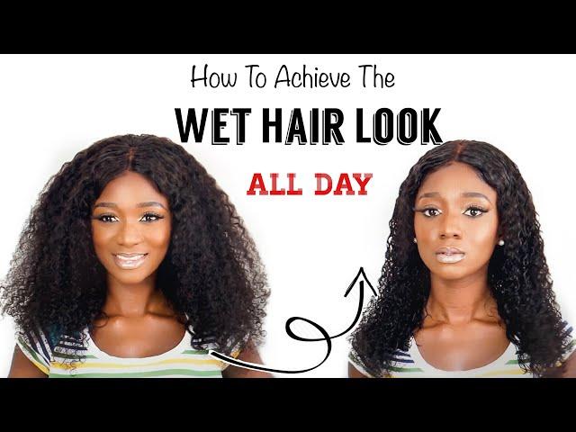 How To Achieve The Wet Hair Look