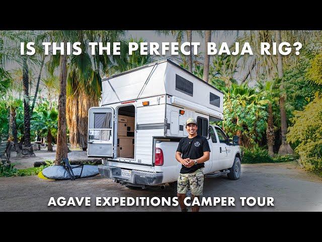Simple & Rugged Baja Guide’s Truck Camper | F250 with Hawk Slide-In Camper