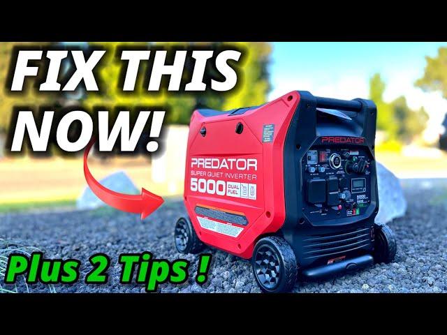 Harbor Freight Predator 5000 Fix and Tips for New Owners !!