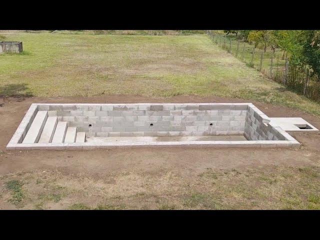 How I Made a SwimingPool. Step by Step. Low Budget Projekt. #pool #diy #diypool