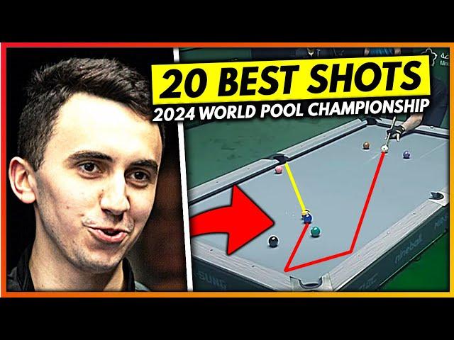 TOP 20 MOST INCREDIBLE SHOTS | 2024 World Pool Championship RECAP & ANALYSIS
