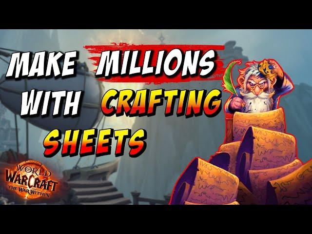 You Can Make Millions With Crafting Sheets WoW Gold Making Guide