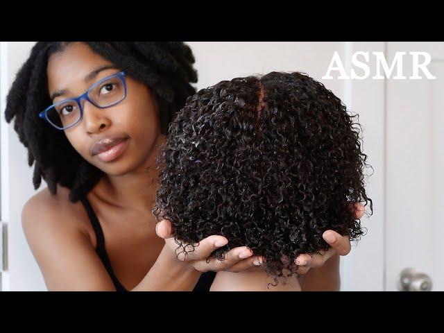 ASMR | Crunchy Curls Sounds & Baby Hair Styling