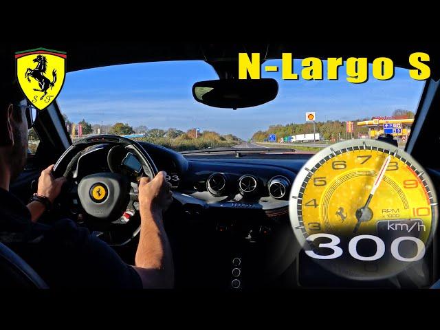 FERRARI F12 NOVITEC N-LARGO S *300km/h* on AUTOBAHN