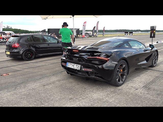 500HP VW GOLF 5 GTI 4Motion vs Mclaren 720S