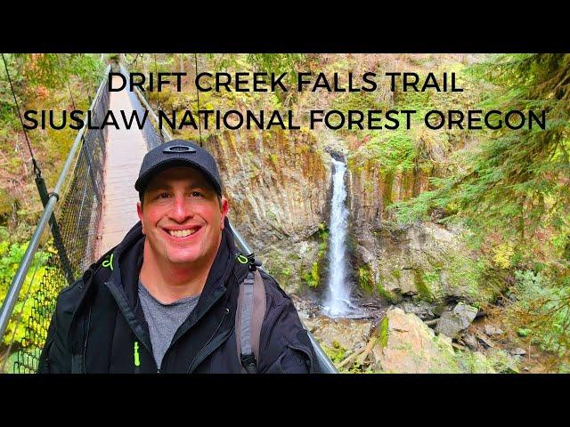 DRIFT CREEK FALLS TRAIL SIUSLAW NATIONAL FOREST OREGON