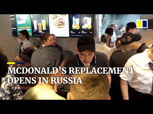 ‘Delicious. Full Stop’: start of a new era for former McDonald’s restaurants in Russia