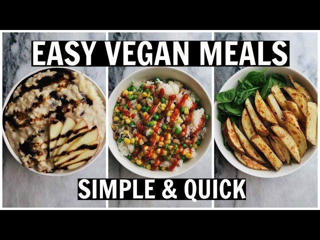 MY GO-TO LAZY VEGAN MEALS || Healthy, Easy, Fast