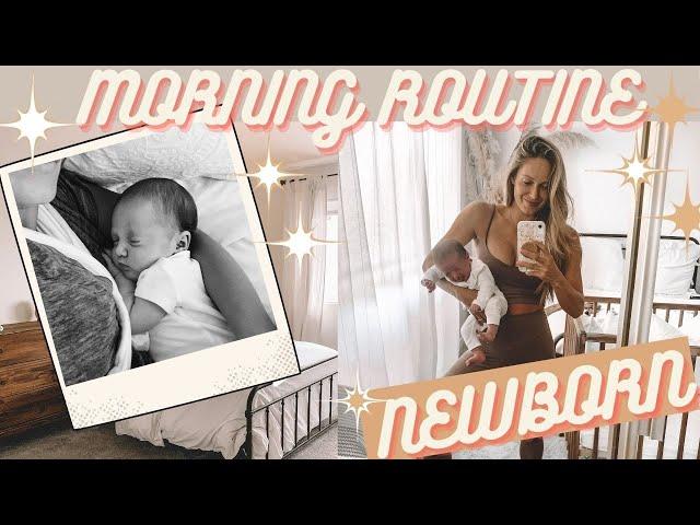 MORNING ROUTINE WITH A NEWBORN.(2 weeks old) SAHM