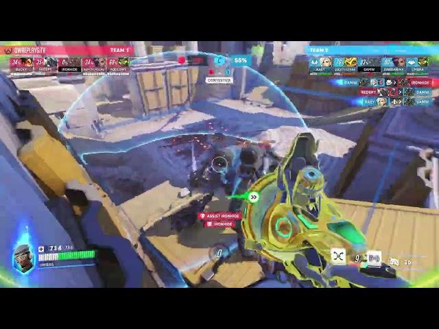 Lucio funny boops and diff by UMBRA — Overwatch 2 Replay TCEW5H