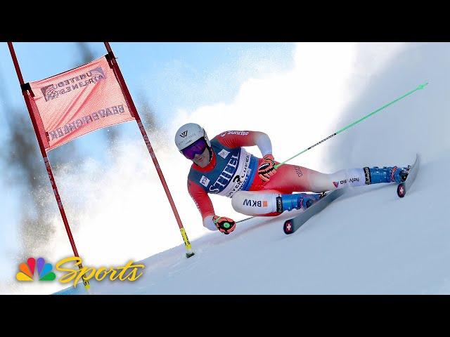 Thomas Tumler gets first career World Cup win at Birds of Prey giant slalom | NBC Sports