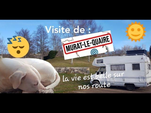 Un nomade qui vous emmène en balade avec son chien à Murat Le Quaire - #auvergne #vanlife