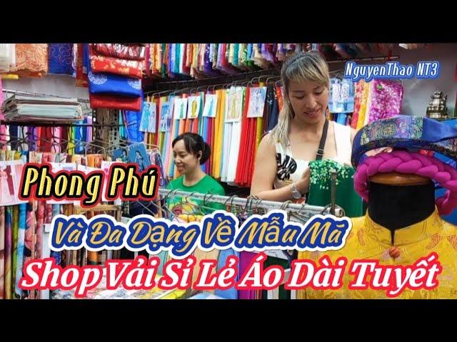 SHOP VẢI ÁO DÀI TUYẾT - CHỢ AN ĐÔNG- Nơi ghé qua của nhiều khách trong và ngoài nước 