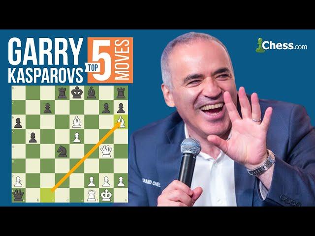 Garry Kasparov's 5 Most Brilliant Chess Moves