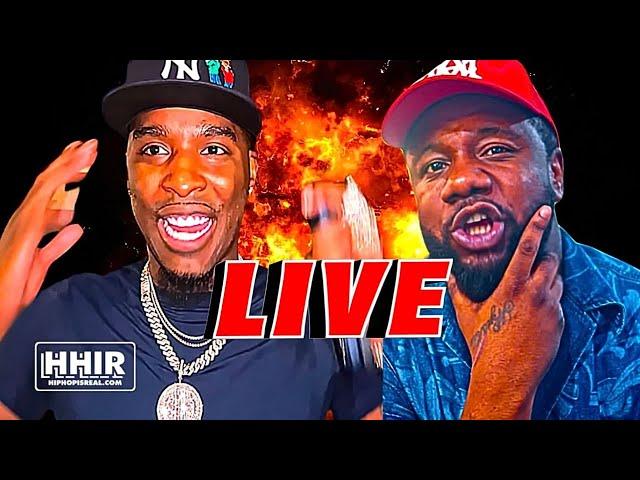 MURDA MOOK AND HITMAN HOLLA SQUARE OFF LIVE ON SPACES AND THEIR CONVO GOES TOTALLY LEFT...