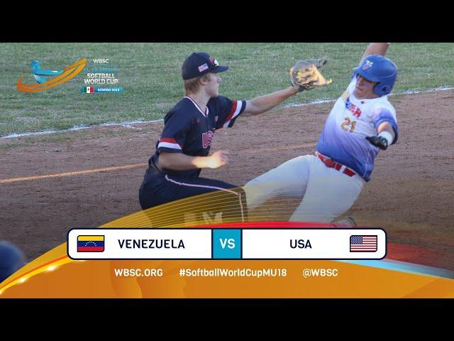 Highlights - Game 3 - Venezuela vs USA - 2023 U-18 Men's Softball World Cup