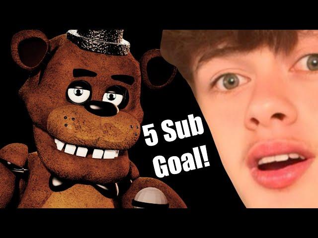 FNAF TILL WE GET 5 SUBS! | ROAD TO 1K!