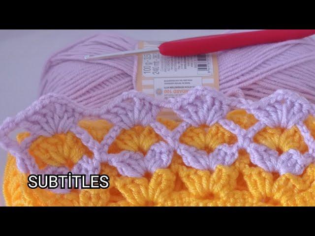 Super Easy Crochet Double Sided Baby Blanket For Beginners\Trend Blanket Knitting Patterns 2022